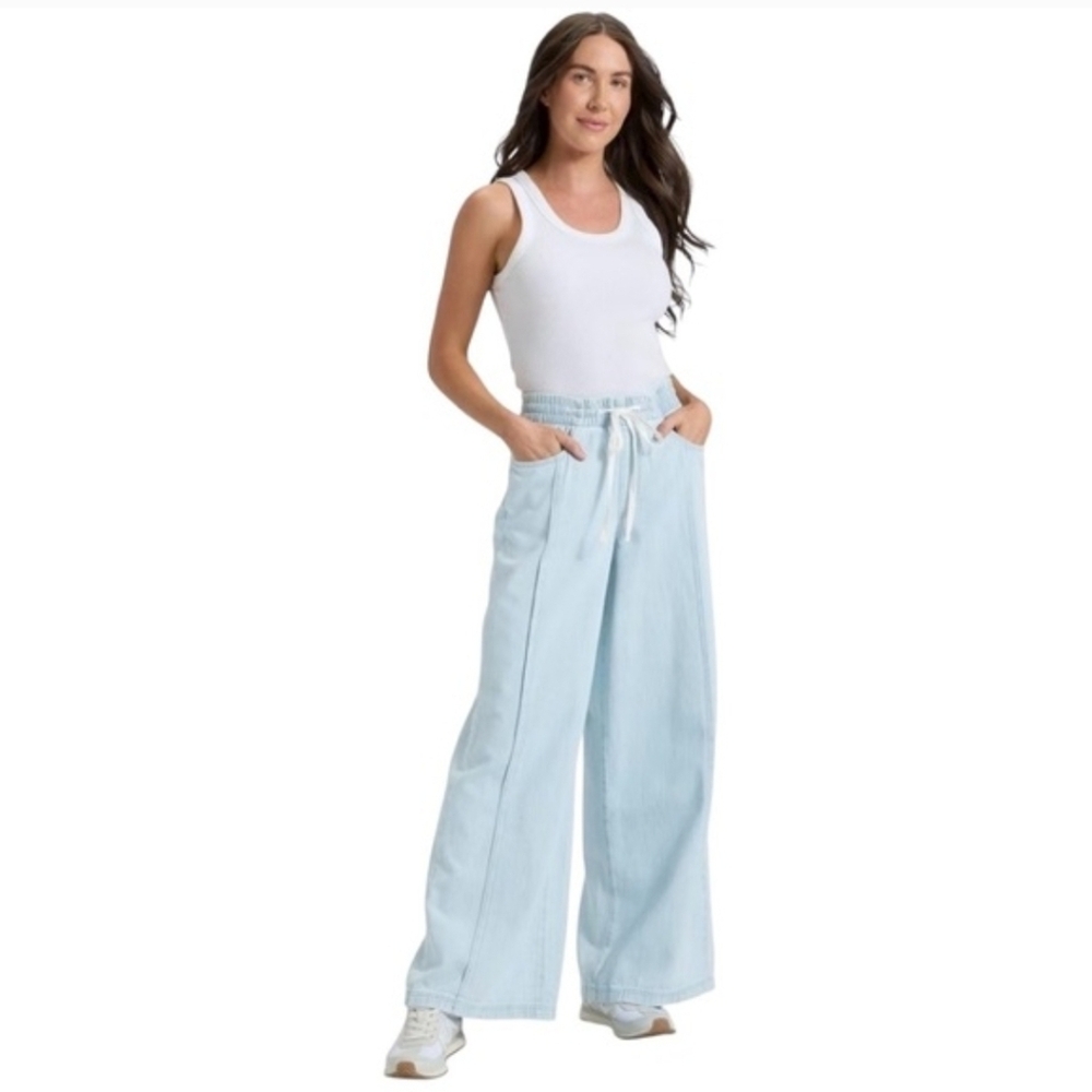 Universal Thread Light Blue Wide-Leg Pants S